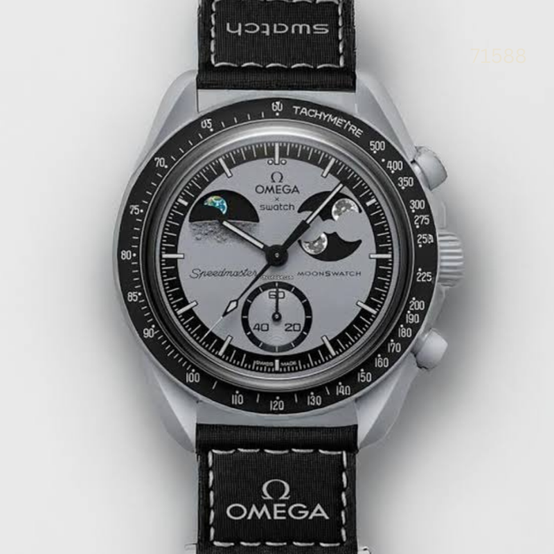 TW-110056A-2025 S" Watch Grey & Blue Color Series Watch.
