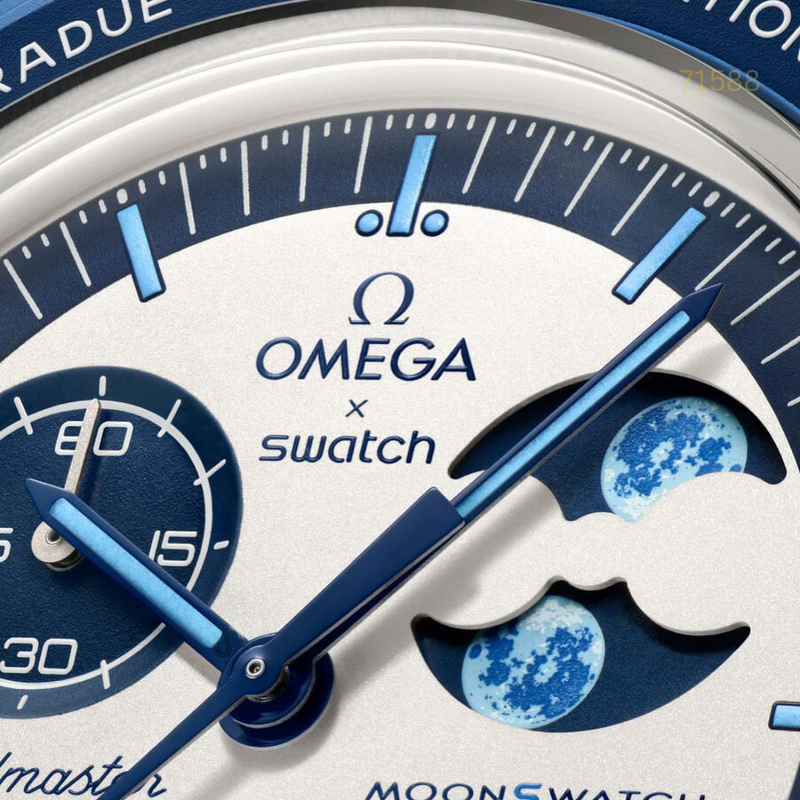 TW-110056A-2025 S" Watch Grey & Blue Color Series Watch.