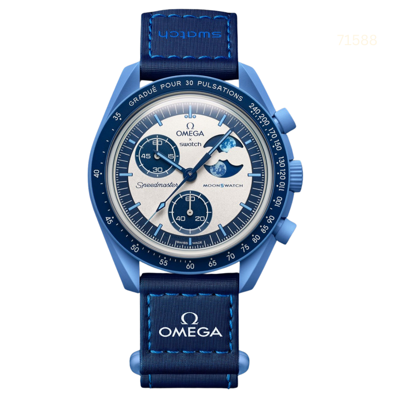 TW-110056A-2025 S" Watch Grey & Blue Color Series Watch.